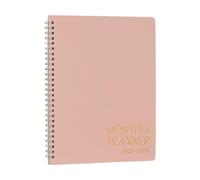 Planificateur de calendrier mensuel - Organiseur de rendez-vous esthétiques, carnet de journal | Programmez le livre avec liste de contrôle des tâches pour les étudiants, les enseignants et la