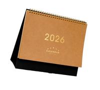 Planificateur de calendrier miniature 2026, blocs-notes combinés, conception permettant d ' économiser de l ' espace, expérience d ' écriture fluide, papeterie de décoration, organisateurs de bureau à