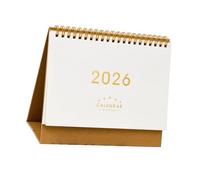 Planificateur de calendrier miniature 2026, blocs-notes combinés, conception permettant d ' économiser de l ' espace, expérience d ' écriture fluide, papeterie de décoration, organisateurs de bureau à