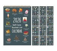 Planificateur de calendrier mural, liste de motivation, mural pendant 12 mois, calendrier avec citations inspirantes, décoration de bureau à domicile, pages de suivi des objectifs, pour cuisine, salle