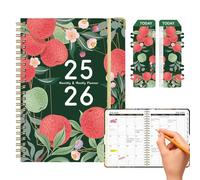 Planificateur de carnet de notes en anglais - juillet 2025 juin 2026, organisateur de tâches avec liste de contrôle quotidienne, bloc-notes avec liste de tâches, outil de productivité, carnet de plani