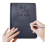 Planificateur de dossiers - Carnet d'organisation léger A6 rechargeable durable | Planificateur d'horaire portable pour hommes, femmes, garçons, filles, adolescents, planification