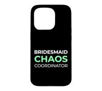 Planificateur de fête de Mariage pour Demoiselle d'honneur Coque pour iPhone 15 Pro