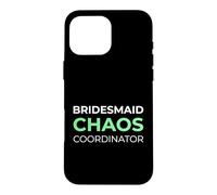 Planificateur de fête de Mariage pour Demoiselle d'honneur Coque pour iPhone 16 Pro Max