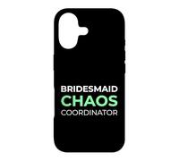 Planificateur de fête de Mariage pour Demoiselle d'honneur Coque pour iPhone 17