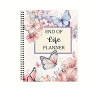 Planificateur de fin de vie de 21,6 x 27,9 cm, si je meurs un organisateur de documents, organisateur de documents importants, guide la disposition finale du carnet