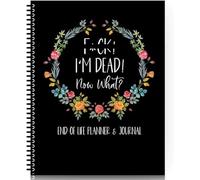 Planificateur de fin de vie, « I'M Dead Now What Planner », carnet de fin de vie, cahier d'exercices guidé des arrangements finaux When I'M Gone, pour les possessions, les affaires commerciales et les
