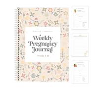 Planificateur De Grossesse | L'agenda Grossesse, 8,3x11,2 Pouces Livre Journal Attendant L'organisateur Hebdomadaire Des Maman Incontournables Pour