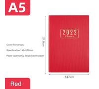 Planificateur De Journal Intime, Carnet De Calendrier 2022 365 Jours Pour Le Bureau Et Les Affaires