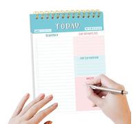 Planificateur de listes de choses à faire, bloc-notes de listes de choses à faire | Journal A5 pour suivre les objectifs | Agenda de travail pour organisateur avec liste de contrôle