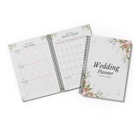 Planificateur de mariage - Carnet de notes de mariage - Carnet de notes de mariage - Organiseur de livre de mariage - Couverture rigide - Organiseur de fiançailles pour couples nouvellement engagés