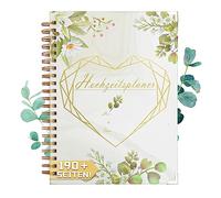 Planificateur de mariage en allemand - Format A4 - 196 pages - Avec plan de table - Liste de contrôle - Préparation pour mariage