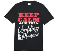 Planificateur de Mariage « Keep Calm I'm The Wedding Coordinator » Comfort Colors Adult Heavyweight T-Shirt