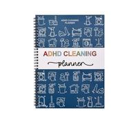 Planificateur de nettoyage du TDAH pour adultes et adolescents, programme de nettoyage quotidien, hebdomadaire et mensuel et liste de contrôle