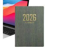 Planificateur de poche 2026 pour sac à main, carnet de gestion du temps A7 - Petit calendrier de 365 jours - pour planifier des objectifs, budget, notes, travail, école, étudiant, adulte, femme