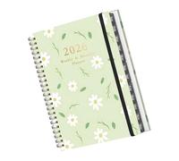 Planificateur de professionnelle 2026, carnet de, notes, taille compacte, systèmes de des tâches, expérience d ' écriture fluide, calendrier hebdomadaire et mensuel