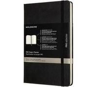 Moleskine Planificateur Professionnel et Carnet de Notes pour Objectifs, Journal de Productivité pour Projets et Gestion de Projets, Couverture Rigide, Large 13 x 21 cm, Couleur Noire, 288 Pages