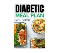 Planificateur de repas , planificateur d'aliments avec liste des aliments faibles en sucre - Journal d'alimentation simple pour débutants adultes avec type 2 prépersonnes