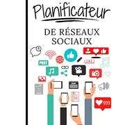 Planificateur de réseaux sociaux: 6 mois pour vous organiser et gagner du temps en planifiant vos réseaux sociaux , planificateur à remplir pour ... vos mots clés, vos idées, votre planning...