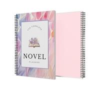 Planificateur de roman A5 - Planificateurs d'écriture quotidiens pour auteurs | Cahier d'exercices structuré pour la productivité, gestion des tâches non datée, définition d'objectifs, planification