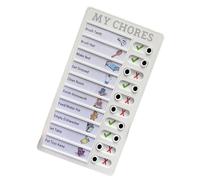 Planificateur de routine journalière, tableau visuel pour enfants, tout-petits, gestion du temps, liste de contrôle réutilisable pour les tâches ménagères quotidiennes, planificateur mémo réutilisable