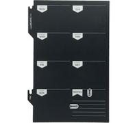 Planificateur de semaine Ardoise Feutre craie inclus Avec kit de fixation 29x29cm Securit G