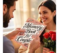 Planificateur De Souvenirs De Couple - Journal D'histoire Robuste Avec Des Pages Spacieuses, Organisateur De Notes Quotidiens Important Capturant Des Expériences Partagées | Cadeau Pour Les