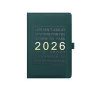 Planificateur de vie professionnelle 2026 - Journal de voyage - Format compact - Système de suivi des tâches - Écriture fluide - Planificateur de travail quotidien