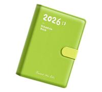 Planificateur de vie professionnelle 2026 - Journal de voyage - Format compact - Système de suivi des tâches - Écriture fluide - Planificateur de travail quotidien