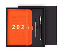 Planificateur de vie professionnelle 2026 - Journal de voyage - Format compact - Systèmes de suivi des tâches - Écriture fluide - Gestion du temps