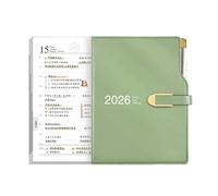 Planificateur de voyage quotidien 2026 compact et léger pour une planification efficace, une écriture fluide, une gestion du temps papier de qualité supérieure, carnet de voyage, carnet de notes