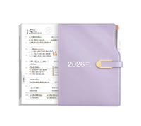 Planificateur de voyage quotidien 2026 compact et léger pour une planification efficace, une écriture fluide, une gestion du temps papier de qualité supérieure, carnet de voyage, carnet de notes