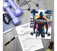 Planificateur d'Entraînement,Carnet D'entraînement - Tracker Santé Planificateur d'Entraînement Quotidien pour Progrès Musculation Hommes Femmes Maison Salle de Sport
