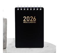 Planificateur d'horaire A7 daté 2026 - Carnet d'exercices - Planification | Calendrier journalier - Enregistrement rapide - Écriture créative - Notes de terrain pour le collège, le bureau, les réunions