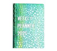 Planificateur d'organisation mensuel annuel 2025, compact A7 2025, calendrier d'organisation mensuel et hebdomadaire portable