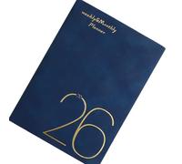 Planificateur En Cuir 2026 Carnet De Notes Journal Académique Et Quotidien Pour Étudiants Voyage Bureau
