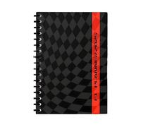 Planificateur et calendrier F1 2025, nouvel agenda 2025 avec design de piste de F1, reliure spirale, agenda mensuel avec passion for les courses de Formule 1, agendas 2025 for femmes et hommes(1PCS)