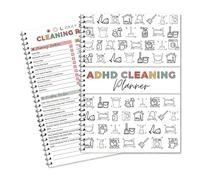 Planificateur familial, planificateur de TDAH, pour adultes, planificateur de routine pour enfants, plan de nettoyage quotidien, hebdomadaire et mensuel, planificateur familial pour les tâches