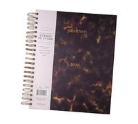 Planificateur hebdomadaire 2026 à couverture rigide sur 15 mois d'octobre 2025 à décembre 2026 à double spirale pour hommes, femmes, étudiants, hebdomadaires