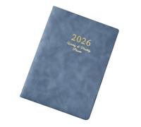 Planificateur Hebdomadaire 2026 Avec Pages Datées Rechargeable Classeur En Cuir À 6 Anneaux Carnet De Notes Académique Pour La Planification Quotidienne Du Journal Papier
