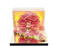 Planificateur hebdomadaire 2026 Blossomy Treehouse, panneaux à boutons pression, papier de qualité artistique avec panneau de notes LED, calendrier de bureau à DEL
