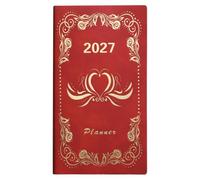 Planificateur Hebdomadaire 2027 Format Poche 365 Jours Organisation du | pour Bureau, École, , Vacances, Réunion, Étude, Travail Planificateur Journal