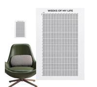 Planificateur hebdomadaire - 4000 semaines de vie inspirante, impressions de calendrier de semainess murales esthétiques, viee en semainess | Calendrier des semaines de motivation de ma vie,