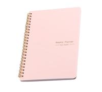 Planificateur hebdomadaire de 52 semaines, non daté, planificateur hebdomadaire, reliure à spirale, 104 pages non datées pour le bureau - Blocs-notes flexibles
