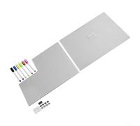 Planificateur hebdomadaire magnétique en acrylique pour réfrigérateur avec inscription pour la gestion des tâches (A3 + A4)