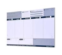 Planificateur hebdomadaire Pedrita Parker A4 - Planificateur hebdomadaire en espagnol sans date pour améliorer votre productivité [52 feuilles de grammage élevé]