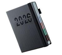 Planificateur hebdomadaire - Planificateur académique 2026 | Planificateur de cahiers | Journaux d'affaires, carnet de rendez-vous | Agenda hebdomadaire portable pour entreprises, école, travail