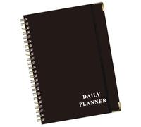 Planificateur hebdomadaire pour planifications, horaires, tâches, journal à spirale, carnet de notes pour étudiants, enseignants, planificateurs de gestion budgétaire