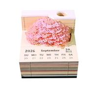 Planificateur hebdomadaire Twenty Six Blossomy Oriented Tridimensionnel Burst Up Flower Art Note Notebook Integrated Light Special Tear Immunitaire Paper Desk Essential Six Blossomy Theme Planner