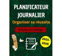Planificateur Journalier: Entrée au Collège